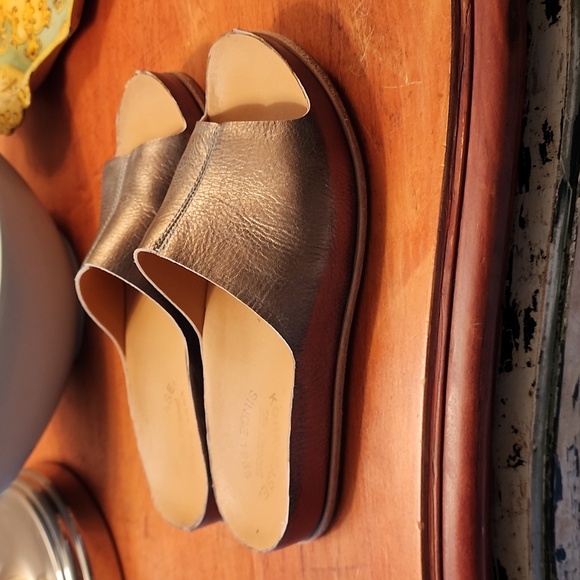 Korkese bronze metallic sandals - Picture 3 of 6